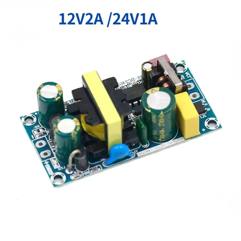 20units/pACk Ac-DC 12V2a 1a 24V24W Switching Power Supply Module Bare Circuit 100-265V to 12V 2a Board for Replace/Repair 24V1a