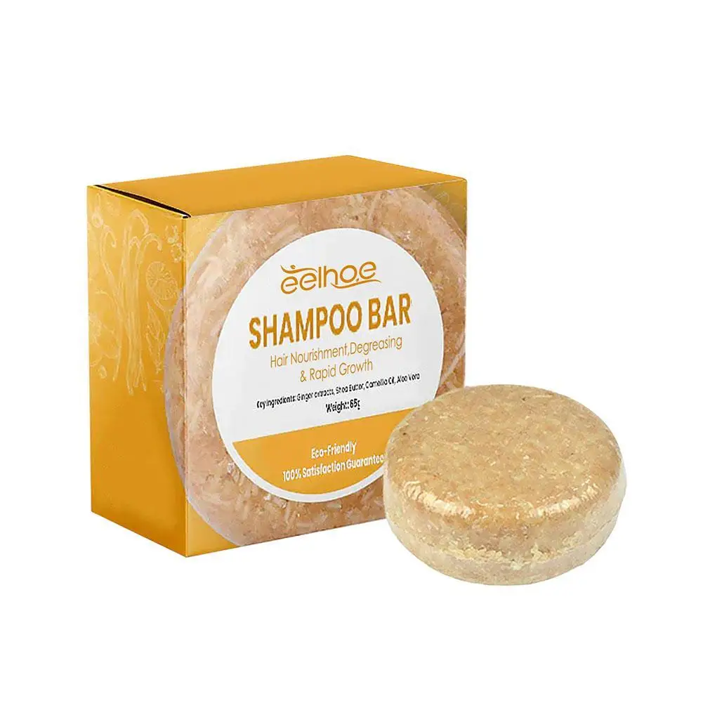 65g Ginger Shampoo Soap Soap Shampoo Organic Handmade Cold Processed Soap Promotes Oil Control Bar Hair Shampoo