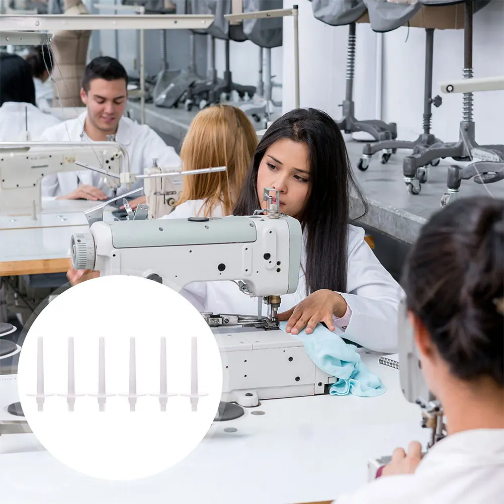 

6Pcs Sewing Machine Spool Pin High Quality Plastic Bobbin Winder Spindle for Thread Storage Reliable Performance