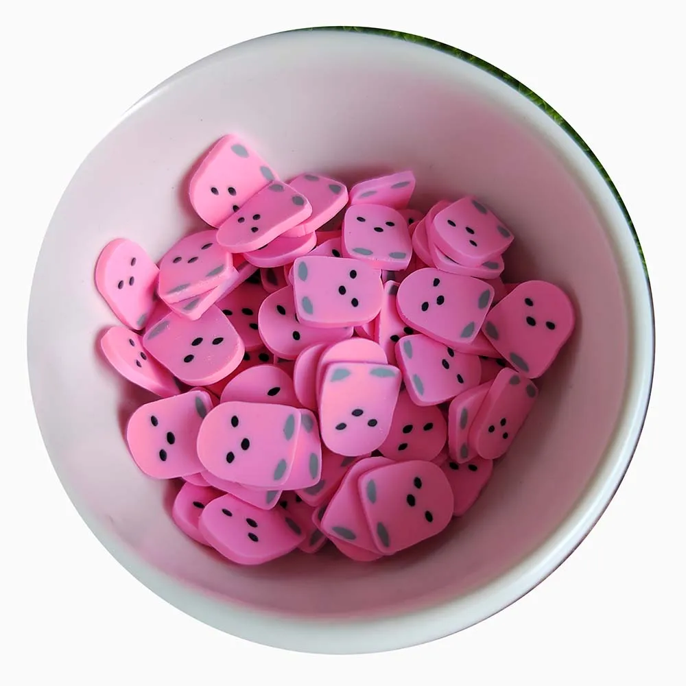 New Cute Pink Ghost Polymer Clay Slice Sprinkles Confetti For Nail Art Scrapbooking Holiday Party Decoration Supplier
