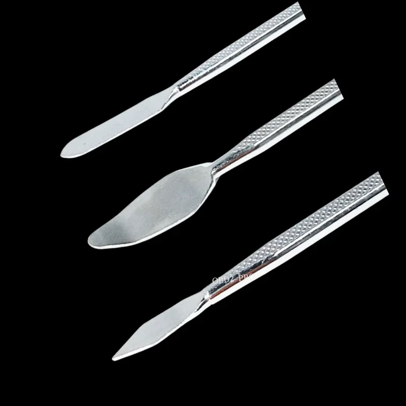 3 Piezas Kit de Herramientas de Reparación de Smartphones con Palancas Metálicas para Apertura de APPLE y Tablets PC 5
