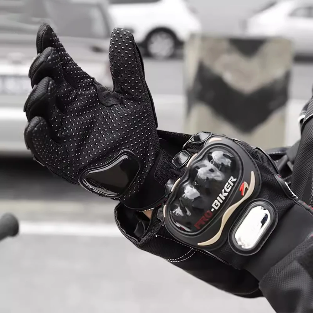 Summer Full Finger Motorcycle Gloves Men Breathable Anti-fall Off Road Motorbike Gloves Mountain Bicycle Gloves