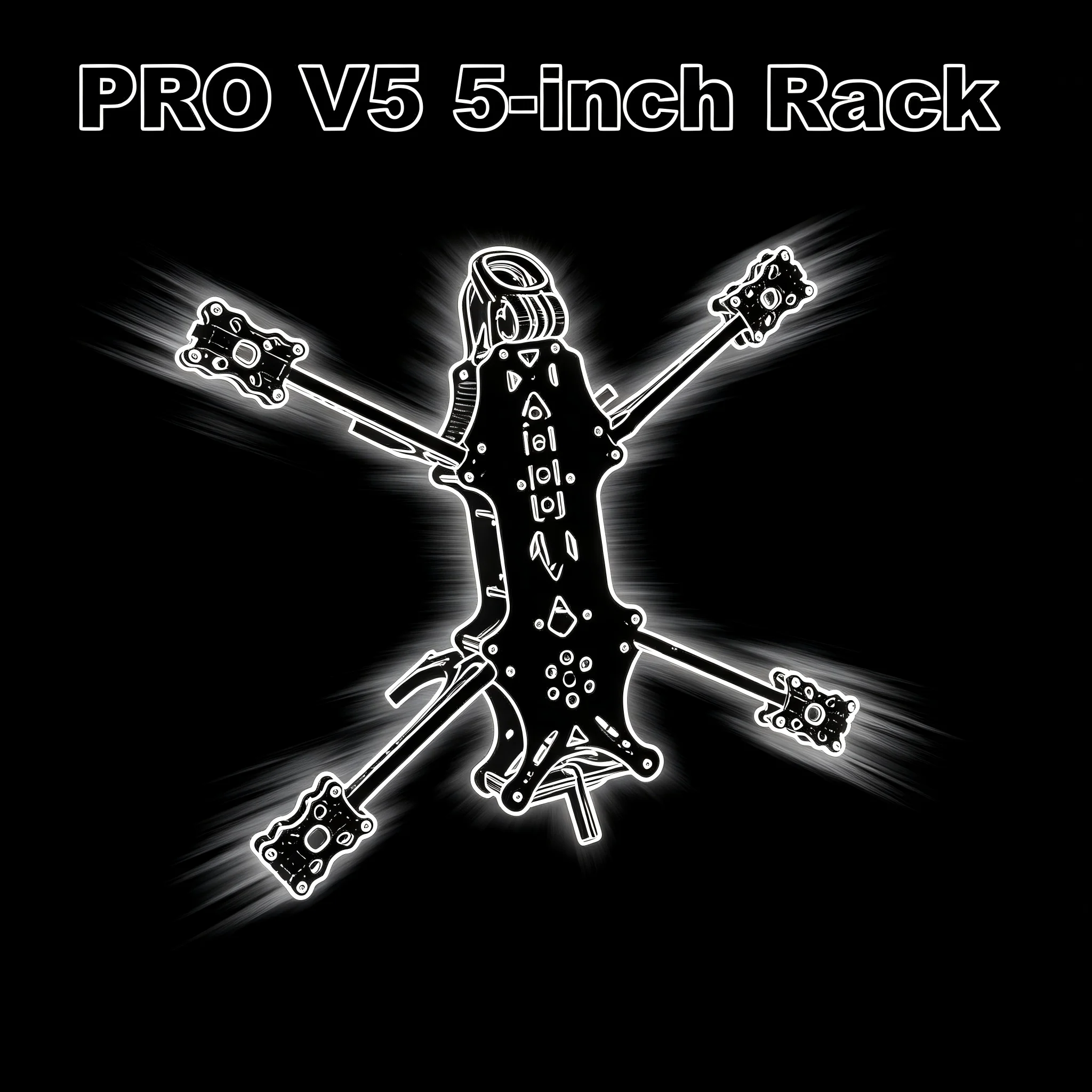 

B-CUBE PRO V5 5inch FPV Drone Frame Kit Carbon Fiber Racing Quadcopter Freestyle INAV Beatflight F722 Ardupilot Flight Control