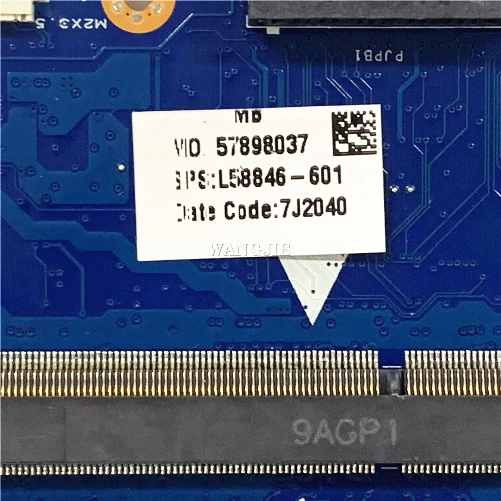 For HP TPN-C142 17-CD Laptop Motherboard SRF6U i7-9750H + GTX1660TI 6G L58846-001 L58846-601 FPC70 LA-H473P 100% Working