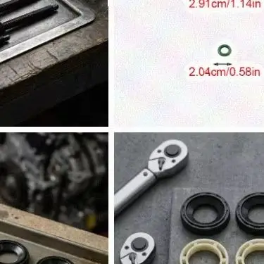 24Pcs Injector Seal For Ring Nozzle Seat Set For OEM 198185 198299 1982A0 High Pressure Fuel Injection System Plastic Gasket Rep
