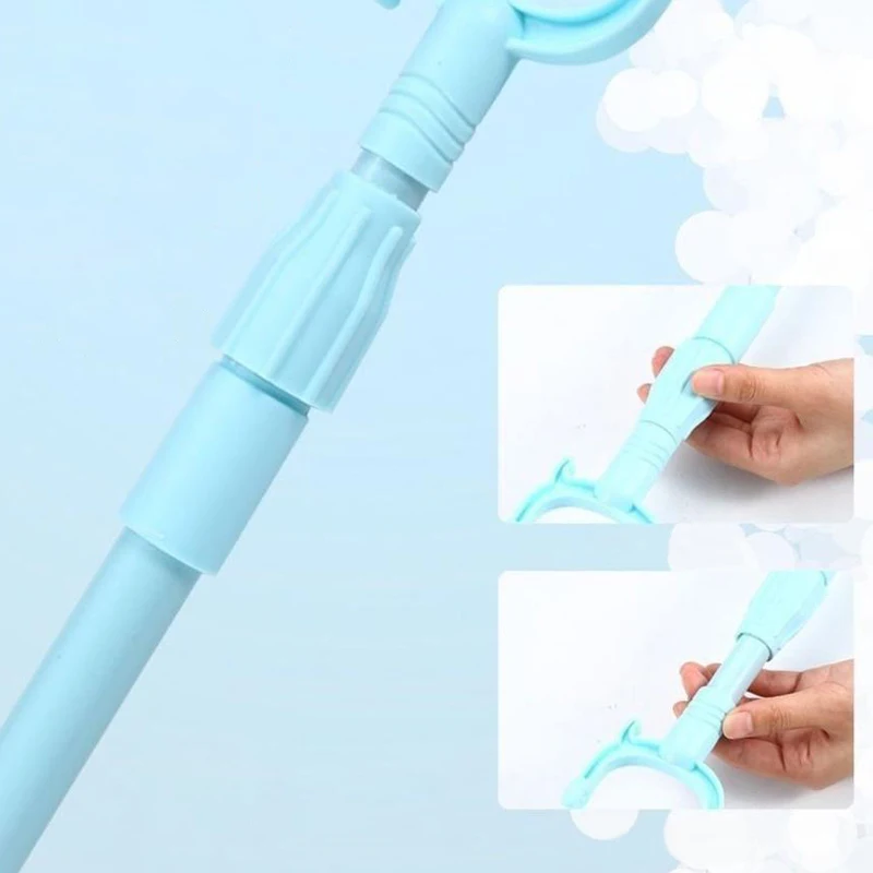 Balkon-Gabelstange, die Kleiderbügel für Kleiderstange, einziehbare Stange, Trockenstange, Gabel, Kleiderständer, platzsparender Kleiderständer