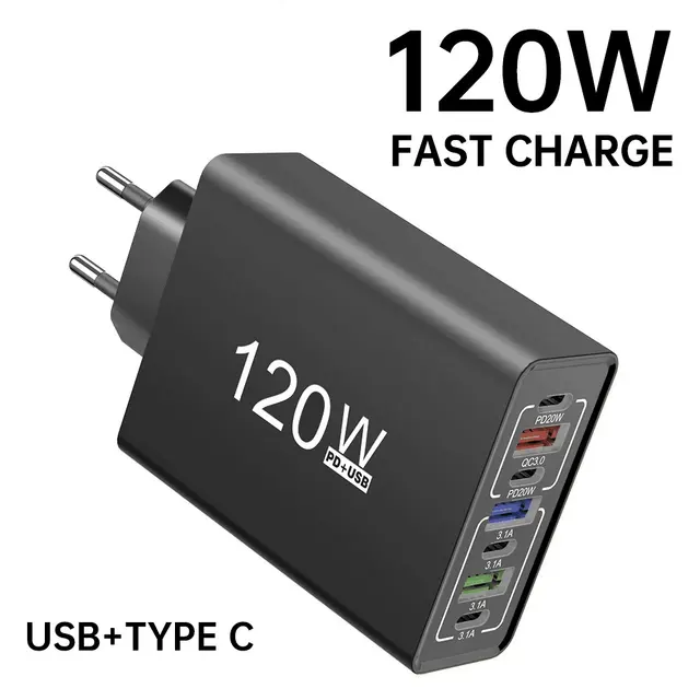 Multi-Port USB C Wall Charger for Everyday Use