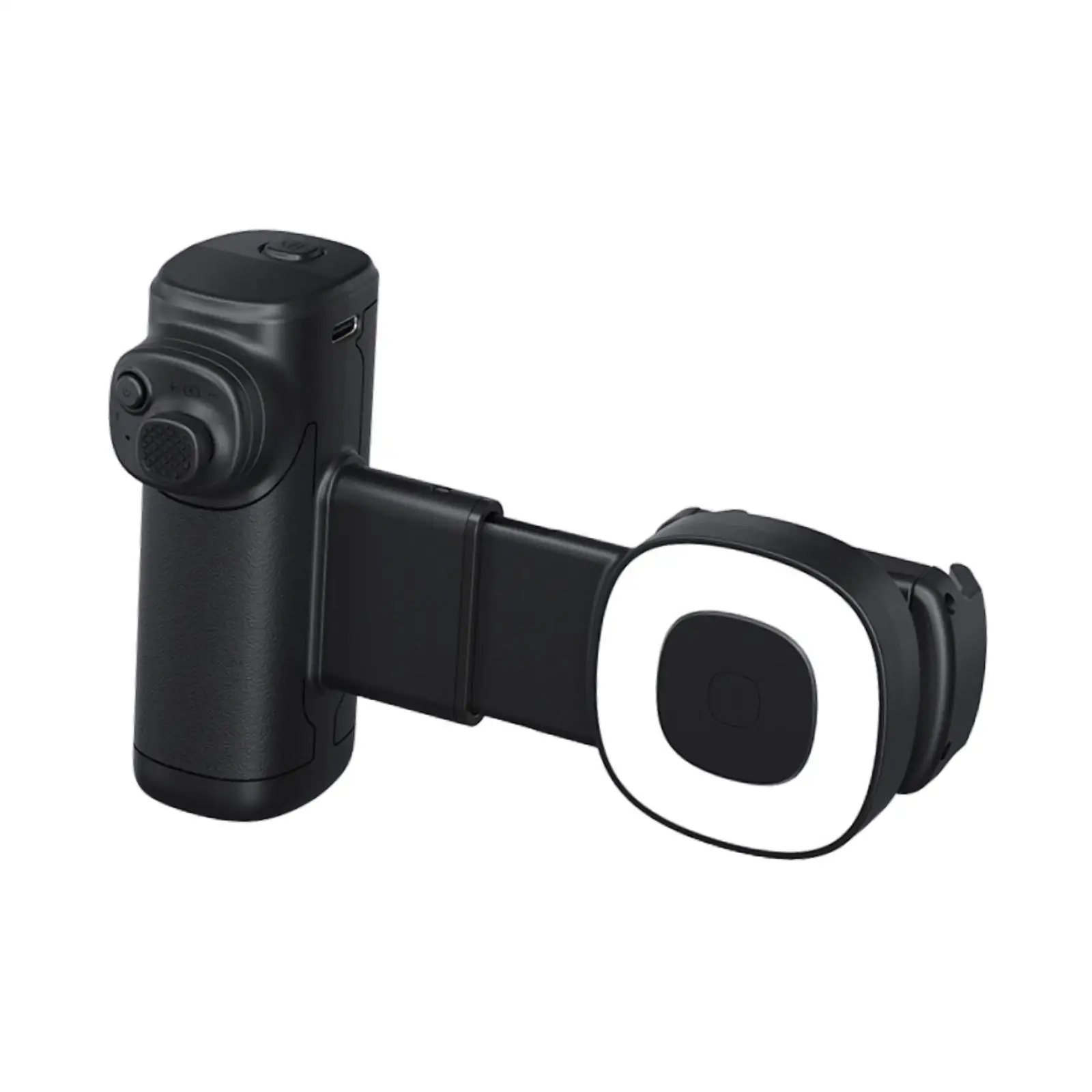 

Phone Camera Grip Practical Sturdy Phone Holder Nonslip with Lights Selfie Handle for Travel Home Outdoor Photography Video