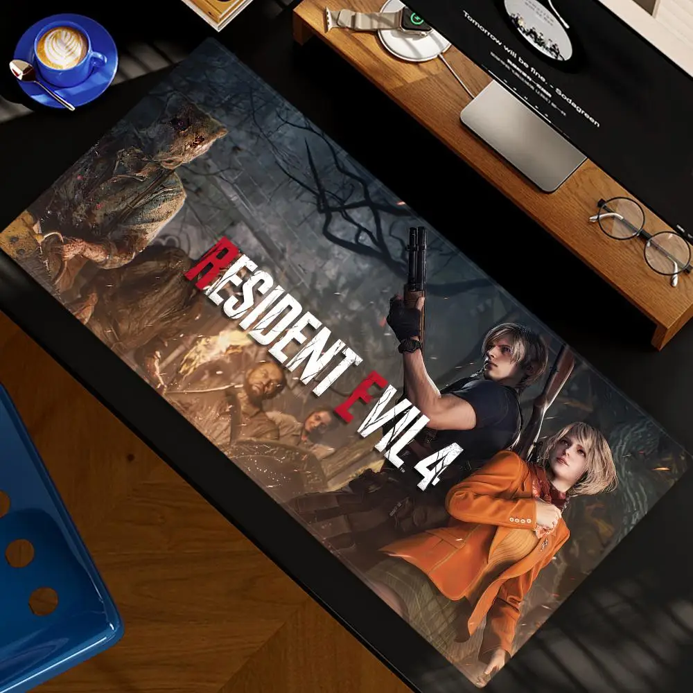 R-Resident Evil 4 Mouse Pad XXL Computer Accessories Large Keyboard Laptop Table Pad The New Product Gamer Gaming