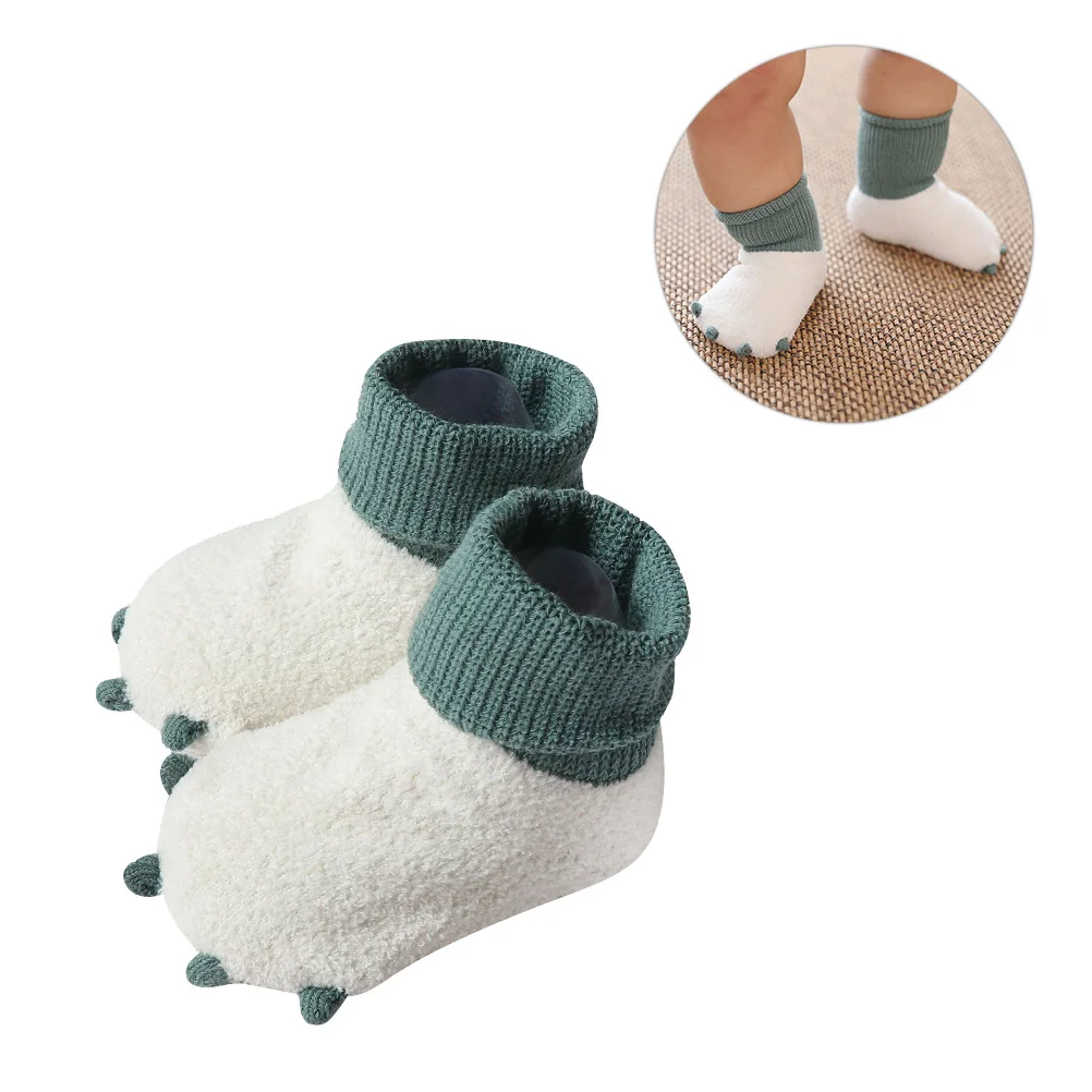 

Warm Socks Autumn And Winter Cute Design Stockings Newborn Unisex Long Infant Footwear