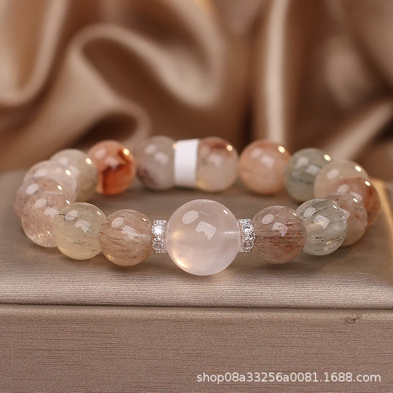 

Натуральный красочный браслет из кроличьего меха, женский легкий роскошный нишевый изысканный розовый браслет из бисера с кристаллами, подарок для лучшего друга