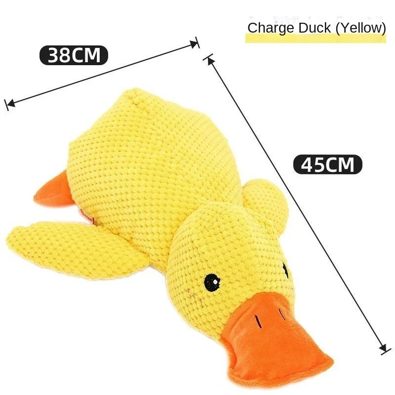 Pet simulation duck and radish toys, plush material, teeth grinding and cleaning, dog self pleasure and relaxation toys