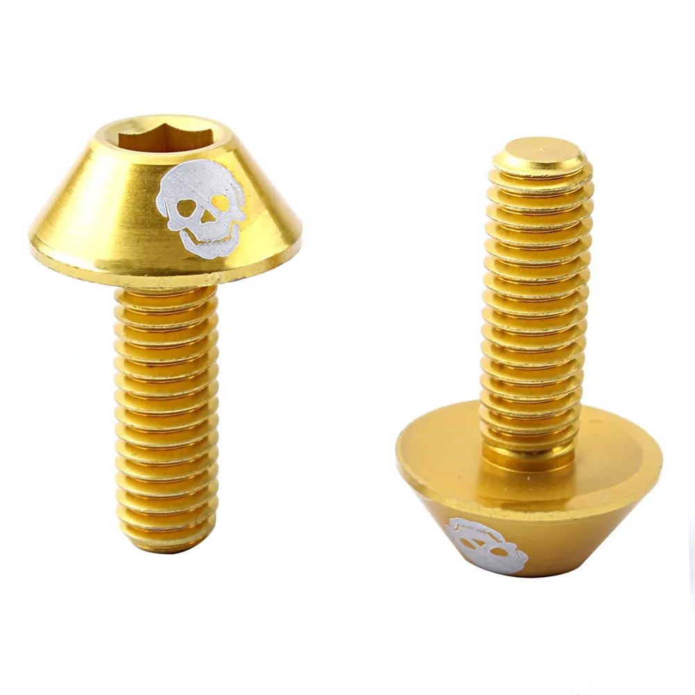 

4pcs V Bolts Aluminum Alloy Lightweight Strong Fastening Bike Brake Screw For Mountain Road Bike Repair Cycling Bolt