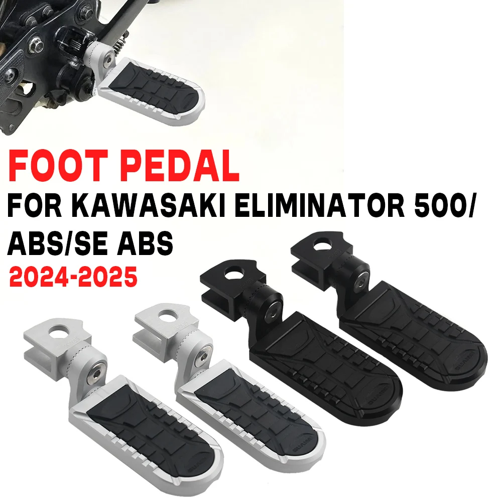

Регулируемые передние подножки из АБС-пластика для Kawasaki Eliminator 500 SE, вращающиеся подножки для водителя, подставки для ног, аксессуары для мотоциклов