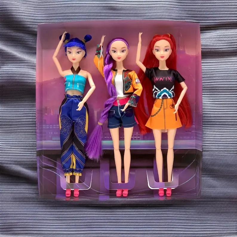 

30 см Kpop Demon Hunters Dolls-Rumi Mira Zoey Princess для маленьких девочек, экшн-фигурки, игрушки для детей, подарок