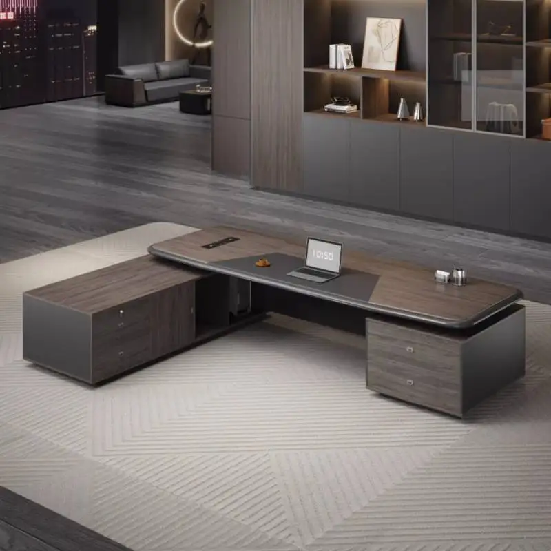 Nordic Style Office Desks Designer  Corner Drawers Office Desks  Modern Luxury
