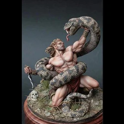 Resin Figure 1/24  ancient fantasy The Master of Snakes   Model Unassambled Unpainted  Figure Building Kit