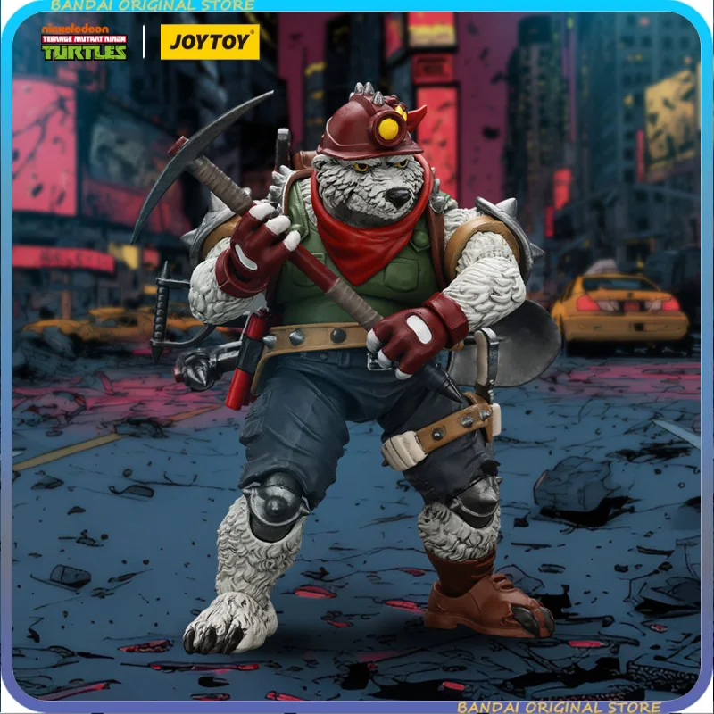 【الطلب المسبق】JOYTOY TMNT Teenage Mutant Ninja Turtles Series Dirtbag 1:18 عمل نموذج لجسم إصدار جامعي لعبة هدية