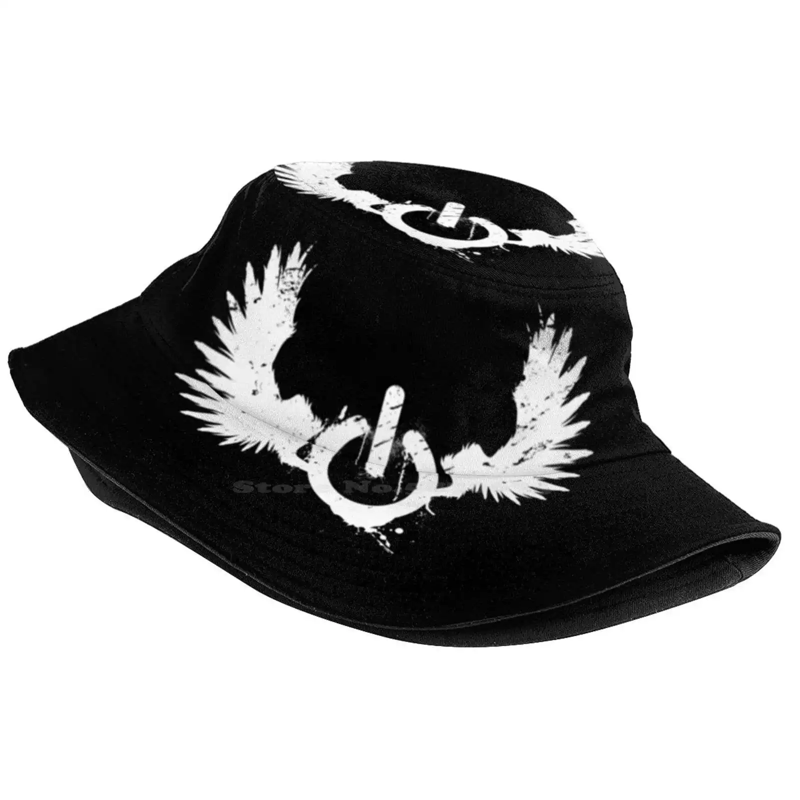 Power Sun Cap Fisherman Hat Bucket Hats Power Graffiti Fly Symbol Wings Spraypaint Supernitro