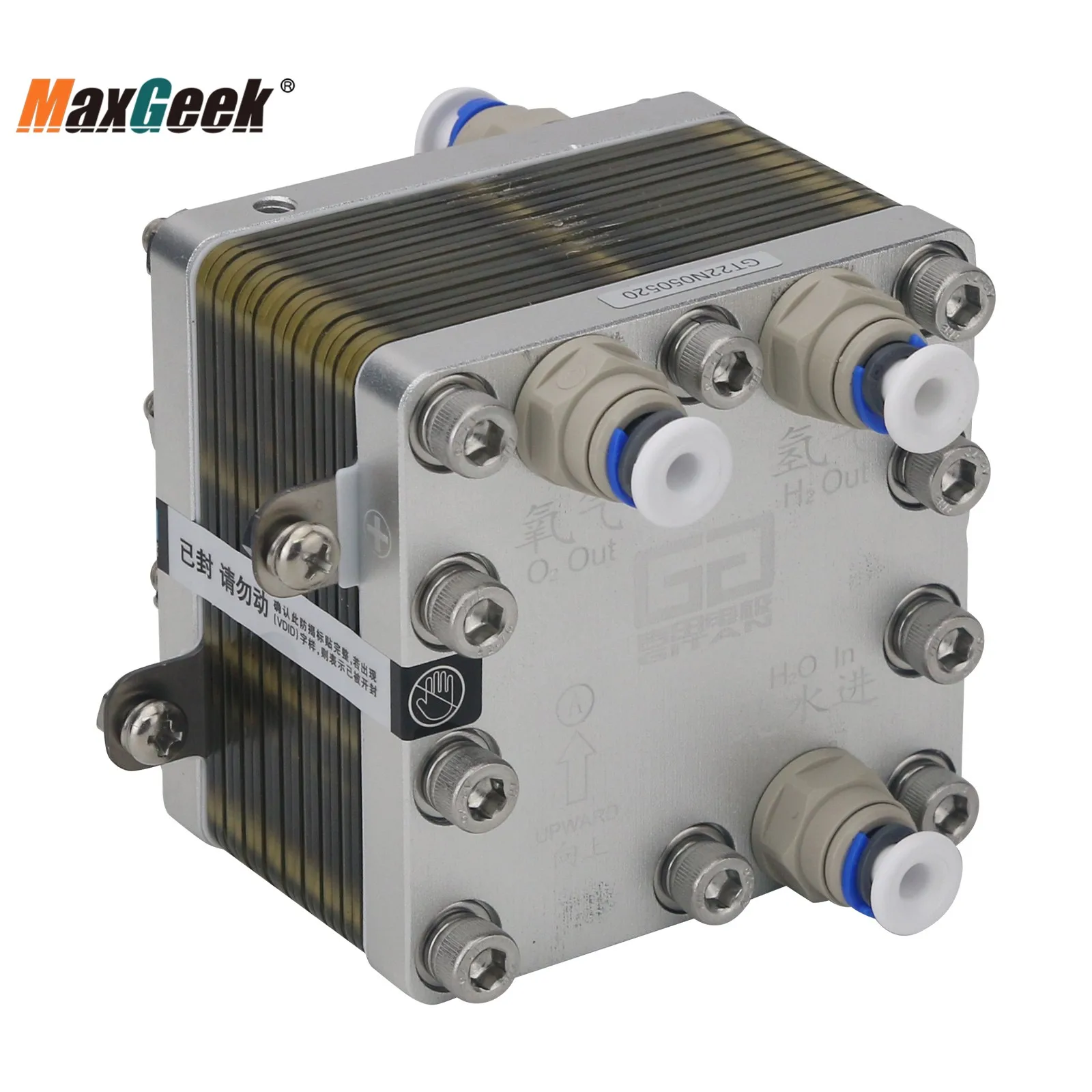 

Maxgeek GT-A2000A-8250 2000ML Electrolytic Cell Module PEM Hydrogen Generator for Pure Water and Distilled Water