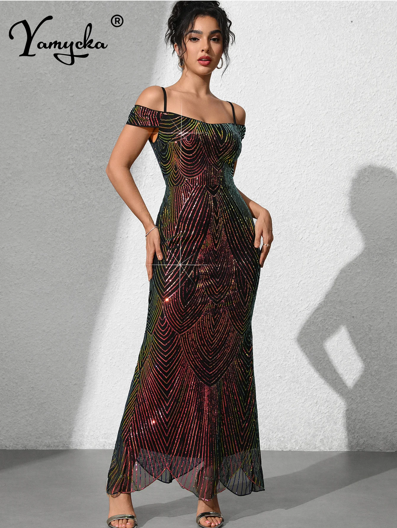 

Sexy backless party long dresses women 2025 elegant black sequin birthday summer dress woman cocktail evening dresses vestidos