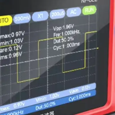 /NF-622 /2.8 /Inch Screen Handheld Digital Oscilloscope 2.5MS/s Sampling Rate Portable Waveform Analyzer For Electrical Testing