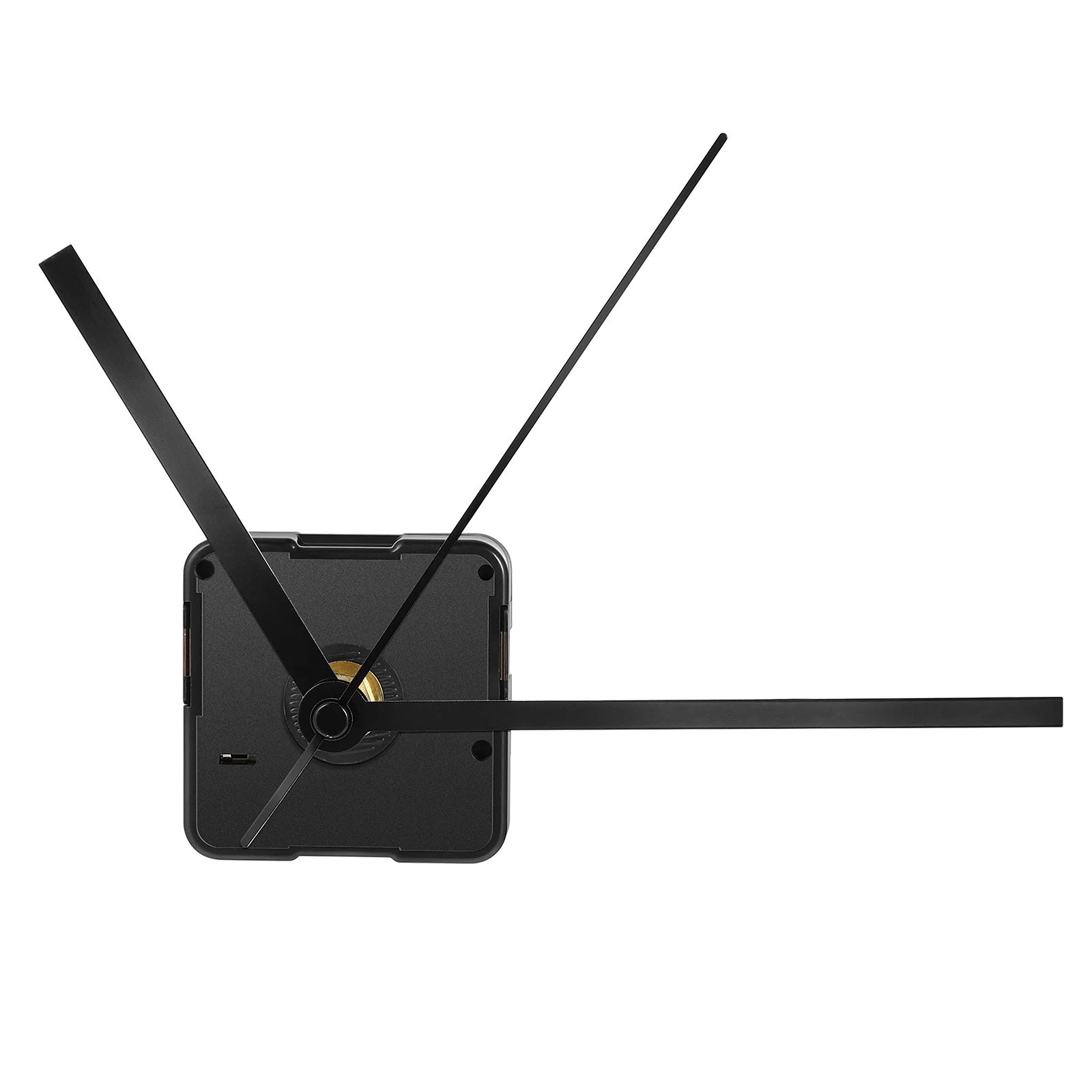 

Clock Parts Repair Kit 1 Set Black Quartz Clock Mechanism Silent Wall Clock Replacement with Operated Hands and Tools