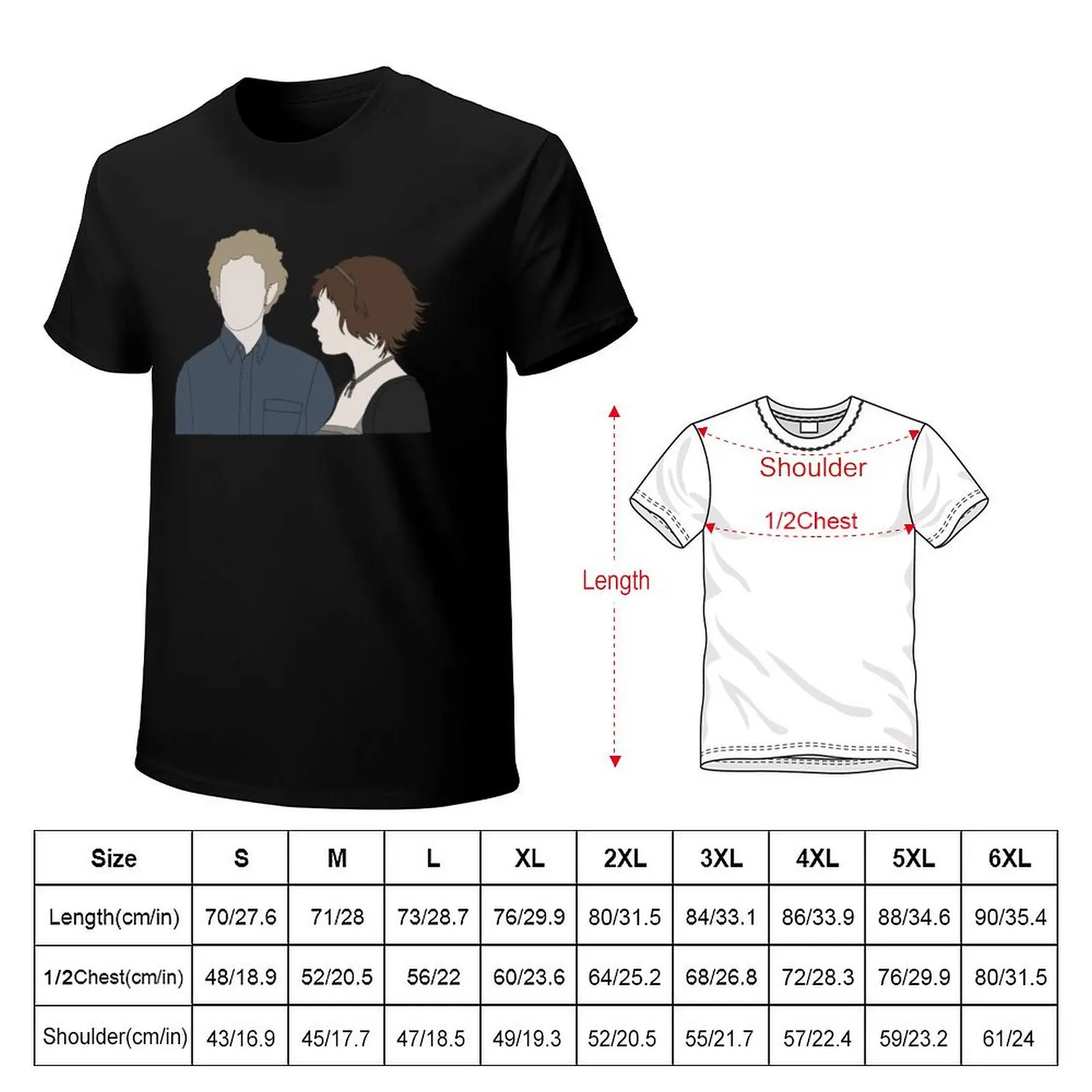 Alice and Jasper Cullen T-Shirt Big and Tall Casual T-Shirt