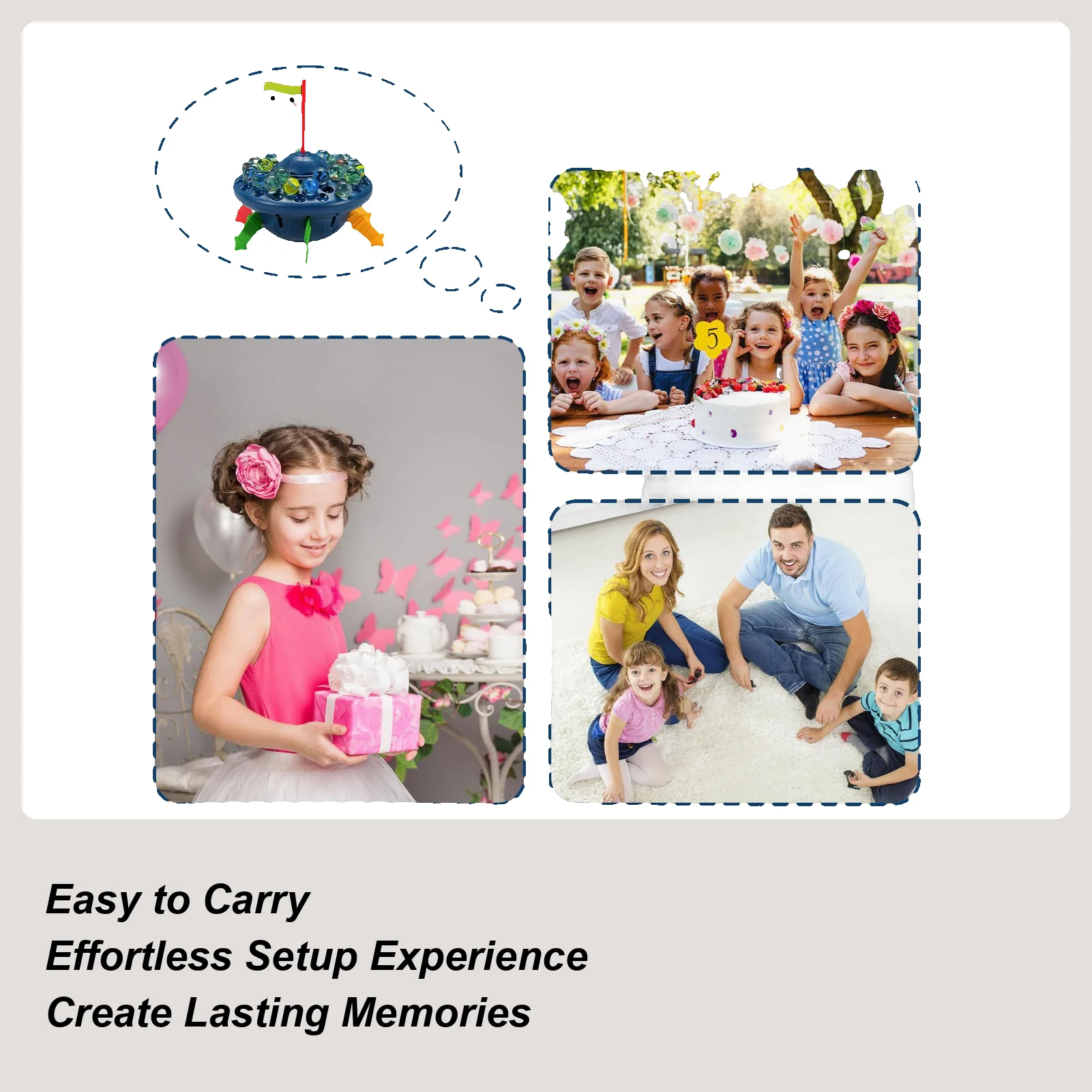 

Creative Stacking Sensory Toy Kids Swing Marbles Balance Board Games Family Party Social Games Parent-child Interaction Children