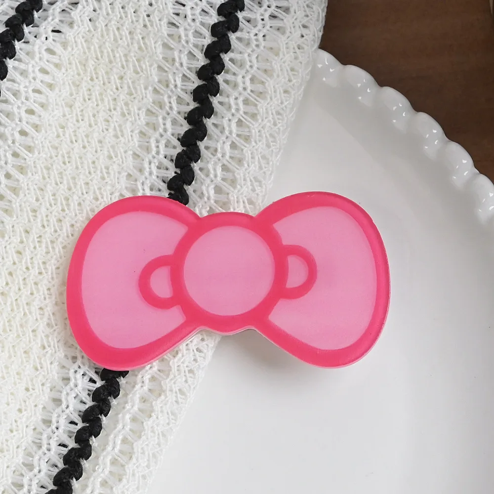 الاتجاه الياباني الجديد سبيكة الراتنج الكرتون القوس مشبك شعر طالب حفلة Kawaii إكسسوارات الشعر المرأة لطيف الجانب كليب منقار البط كليب #6