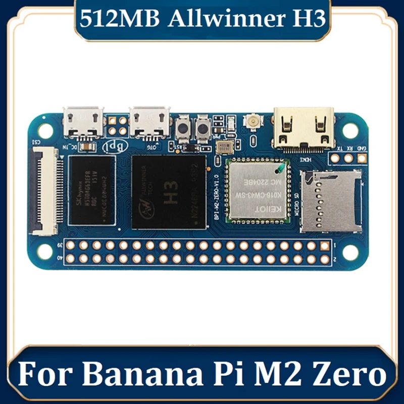 

For Banana Pi Bpi-M2 Zero Development Board Quad-Core 512MB Allwinner H3 Chip Similar As Raspberry Pi Zero W Retail