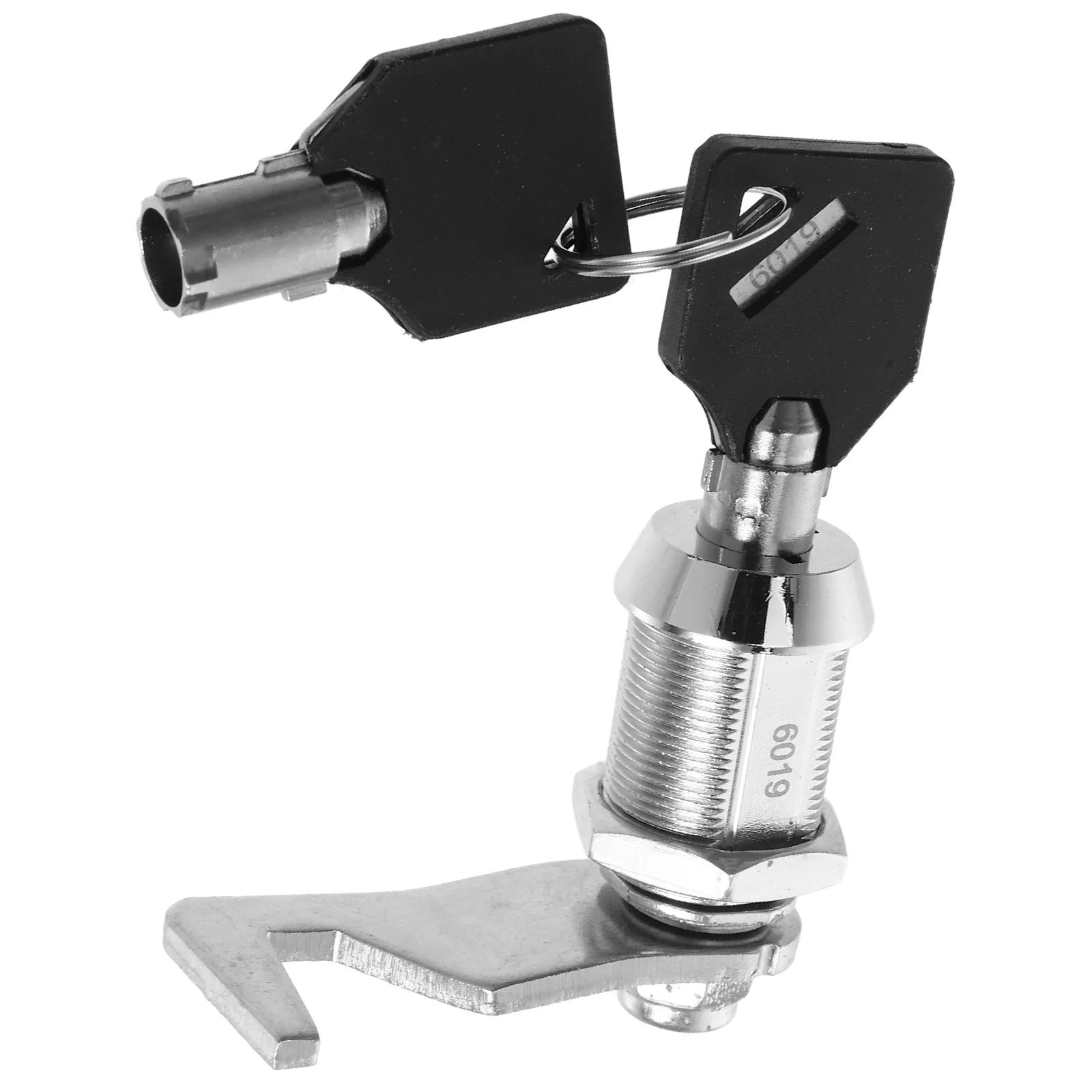 قفل كامة أنبوبي من الكروم لصندوق أدوات باب Rv، استبدال صندوق البريد، قفل خزانة التخزين، مفتاح الأثاث