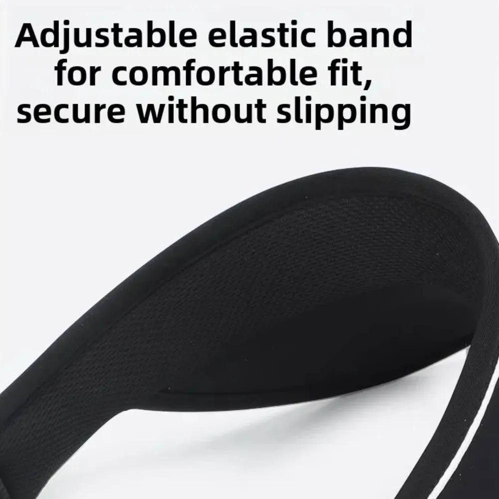 Fashionable UV Protection Women Sun Hat Elastic Adjustable Wide Brim Sports Visor Breathable Tennis Hat Tennis
