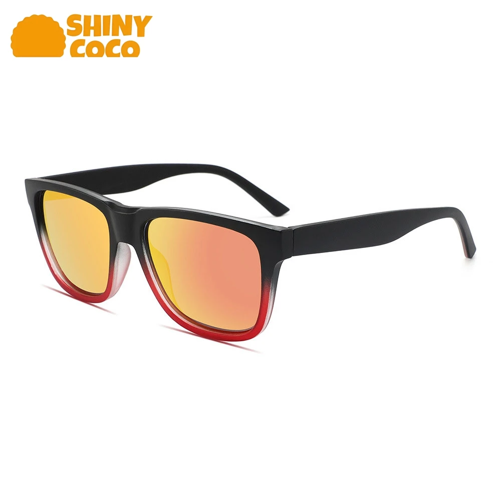 

ShinyCoCo Luxury Brand Polarized Sunglasses Gradient Frames Fashionable Square Versatile Sun Protection Sports Glasses Women Men