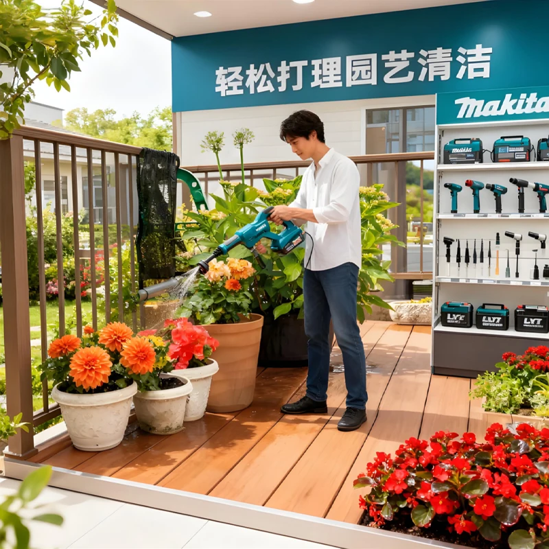 

Makita DHW180 18V Wireless High Voltage Cleaning Machine with Multi Capacity Battery Optional for Home and Outdoor Use