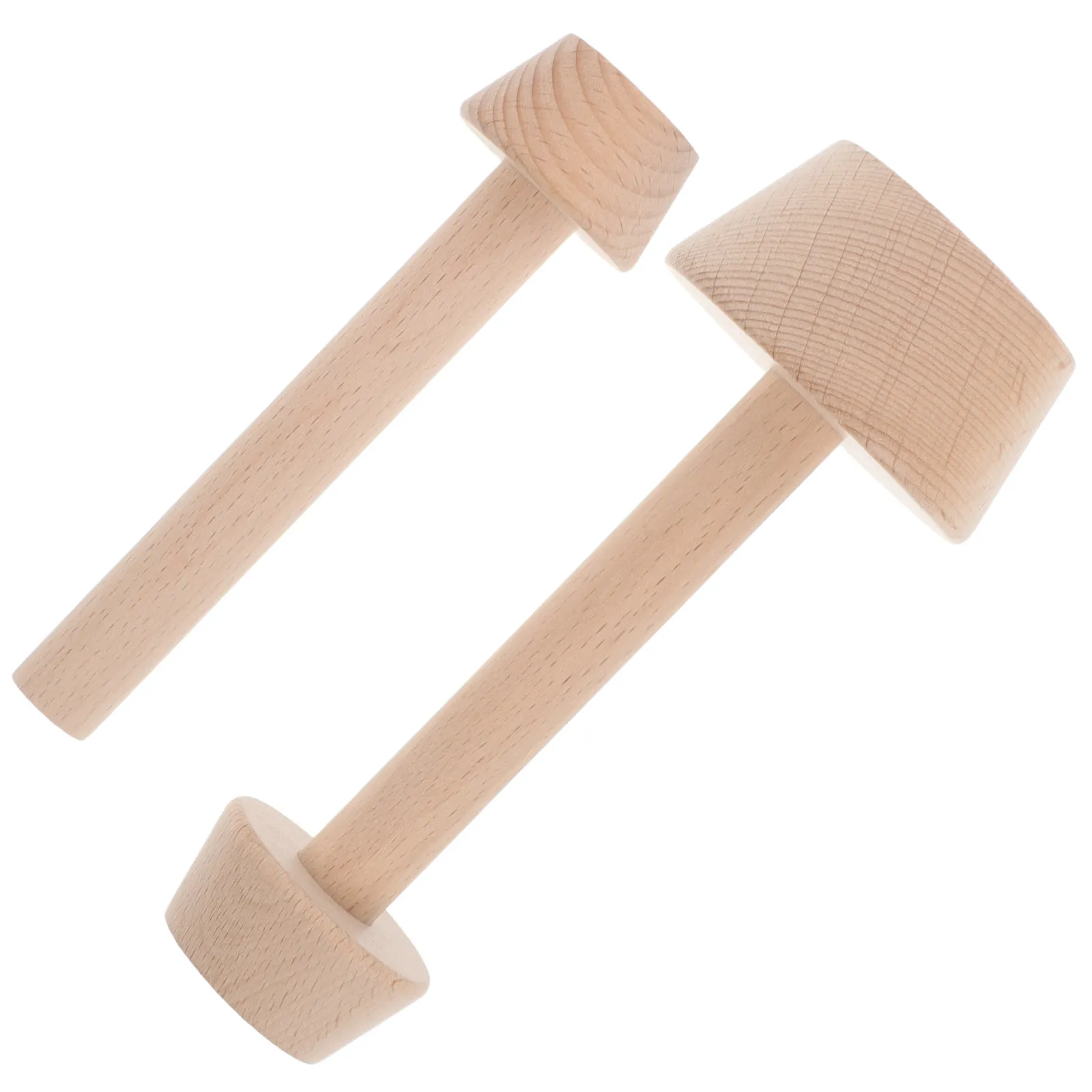 2Pcs Wooden Egg Tart Mold Double Sided Tart Tamper Set for Mini Muffin Pan Baking Pastry Presser Shaper Kitchen Gadget