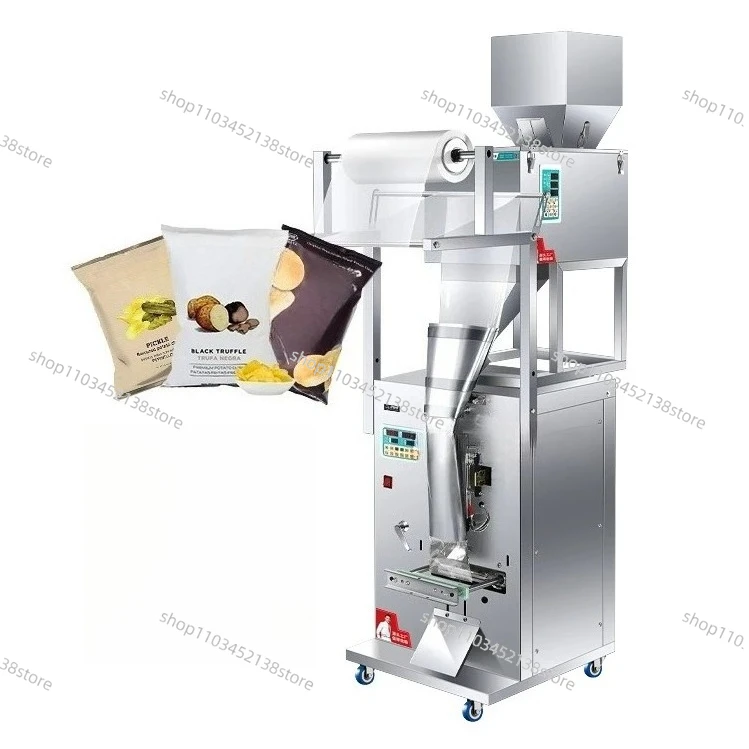 Automatic Chips Nitrogen Vertical Cookies Macaroni Puffed Food Packaging Machine Banana Chips Packaging Machinery for Snack