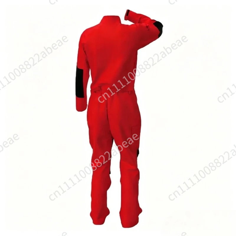 Caving Suit One Piece Overall Slim Fit Canvas Fabric for Outdoor Exploration and Rescue Work