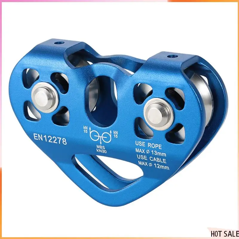 

B72A Cable Trolley Cable Trolley Pulley Pulley With Ball Bearing Caving Aloft Work Blue