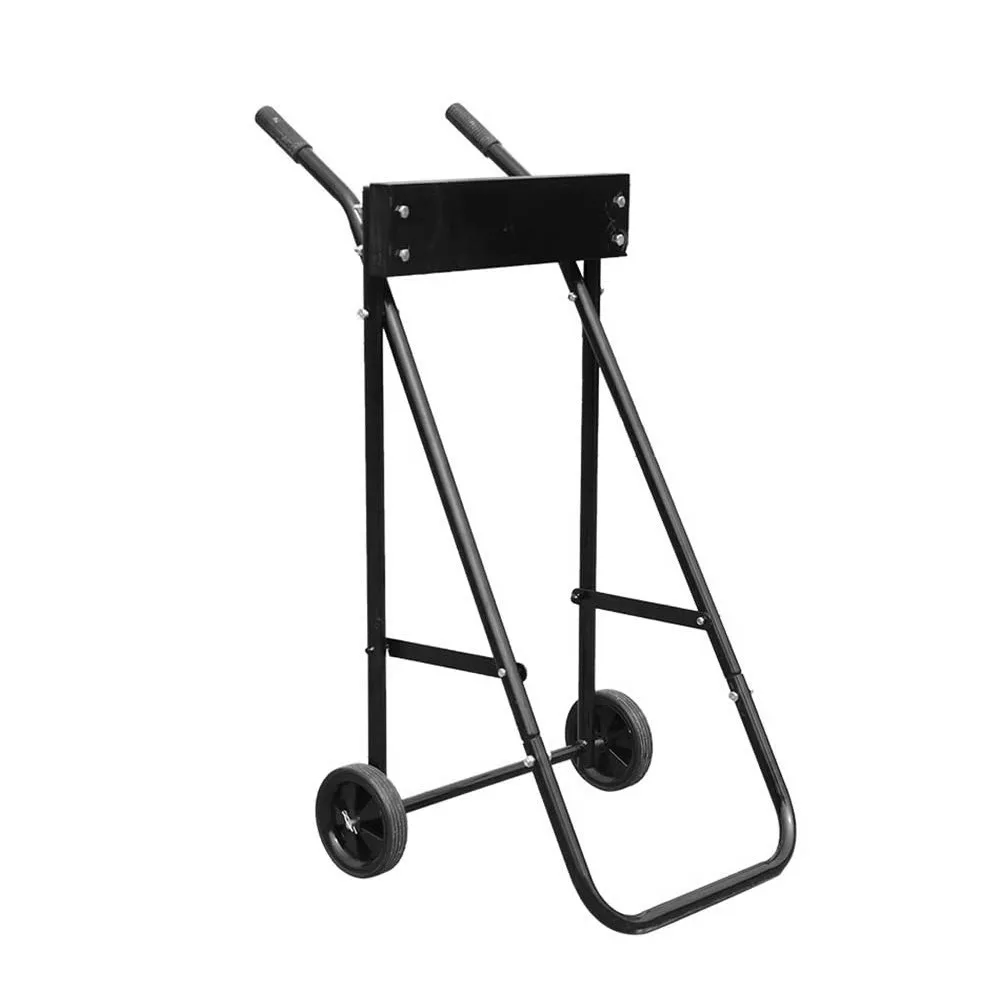 

165LBs Load Heavy Duty Outboard Motor Engine Carrier Cart Dolly Storage Transport Trailer For Shaft Motors