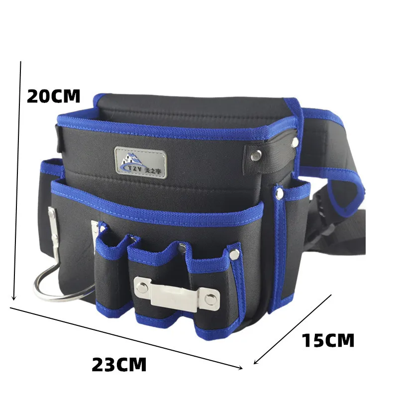 Imagem -04 - Multifuncional Cintura Ferramenta Bolsa Carpenter Carrier Professional Repair Tools Organizador Bolsas Nail Alicate Kit de Armazenamento Acessórios