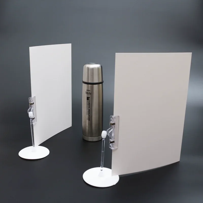 Product Photography Equipment A4 White Black Cardboard with Bracket Set Reflective Plate Hook Edge Cardboard