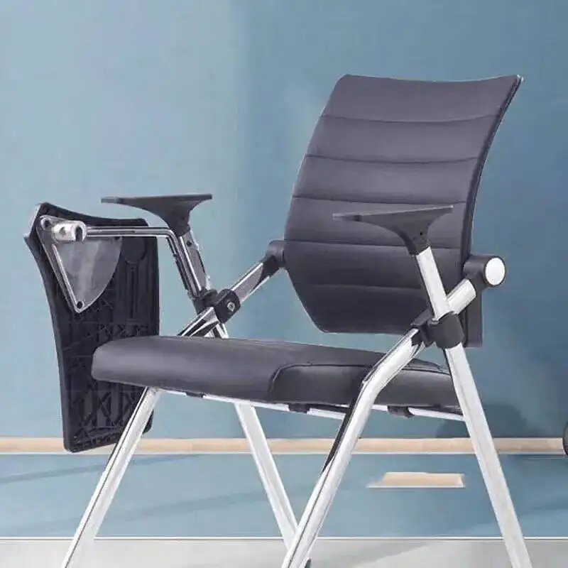 Chair Conference Chairs Meeting Training Room Foldable Computer Nordic with Table Board Integrated Simple Office Chair Leather Y