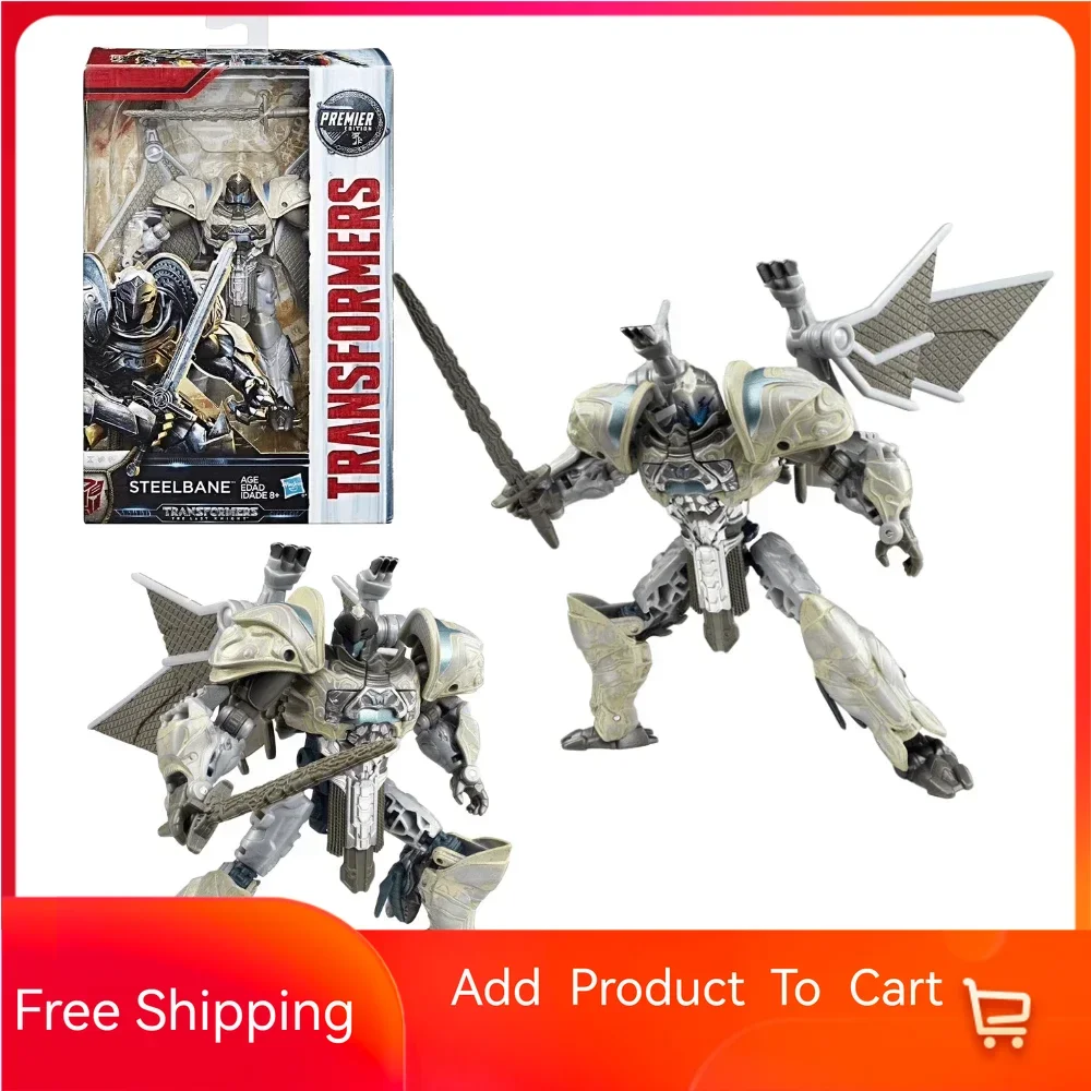

In Stock Transformation Toys Movie 5 TLK11 Steelbane Enhanced Disaster Star Deformation Robot Model Action Figures Boy Gift