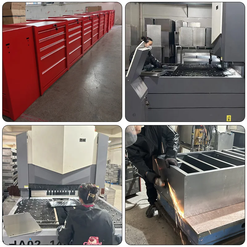 Cheap Price Workbench Tool Cabinet Factory Europe Prefer Style 7 Drawers Metal Roller Cabinet Tool Trolley