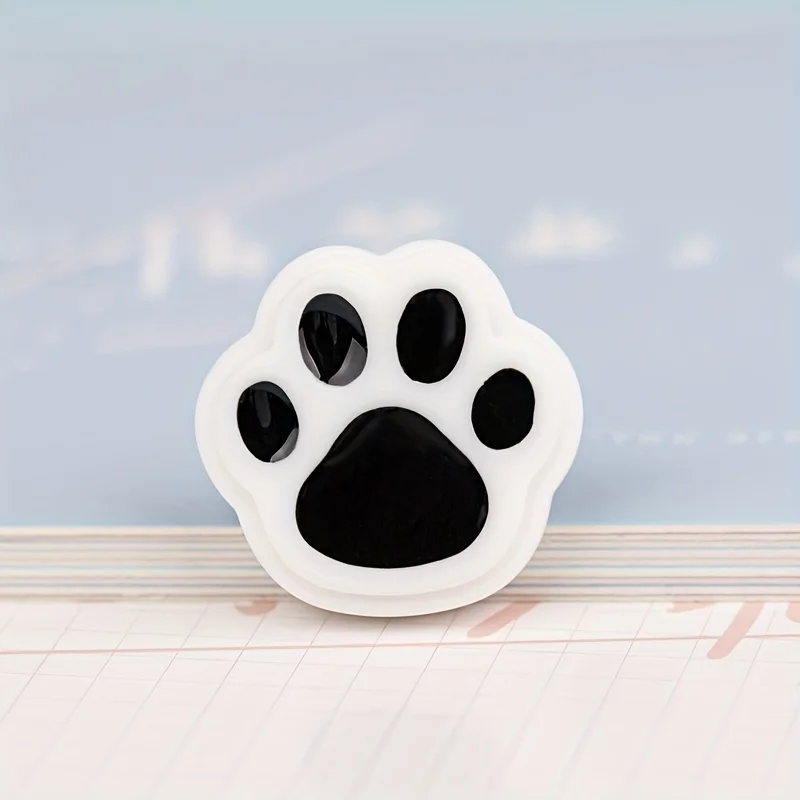 5pcs Set of Colorful Cat Paw Refrigerator Magnets - Durable, Waterproof & Perfect for Holding Notes - Ideal for Kitchen
