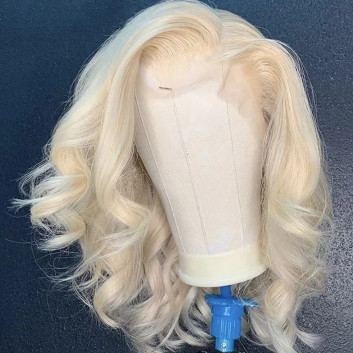 HD شفافة قصيرة بوب 613 شقراء الجسم موجة 13x4 الدانتيل أمامي خصلات الشعر المستعار الإنسان للنساء البرازيلي الدانتيل شعر مستعار أمامي قبل قطعها #1