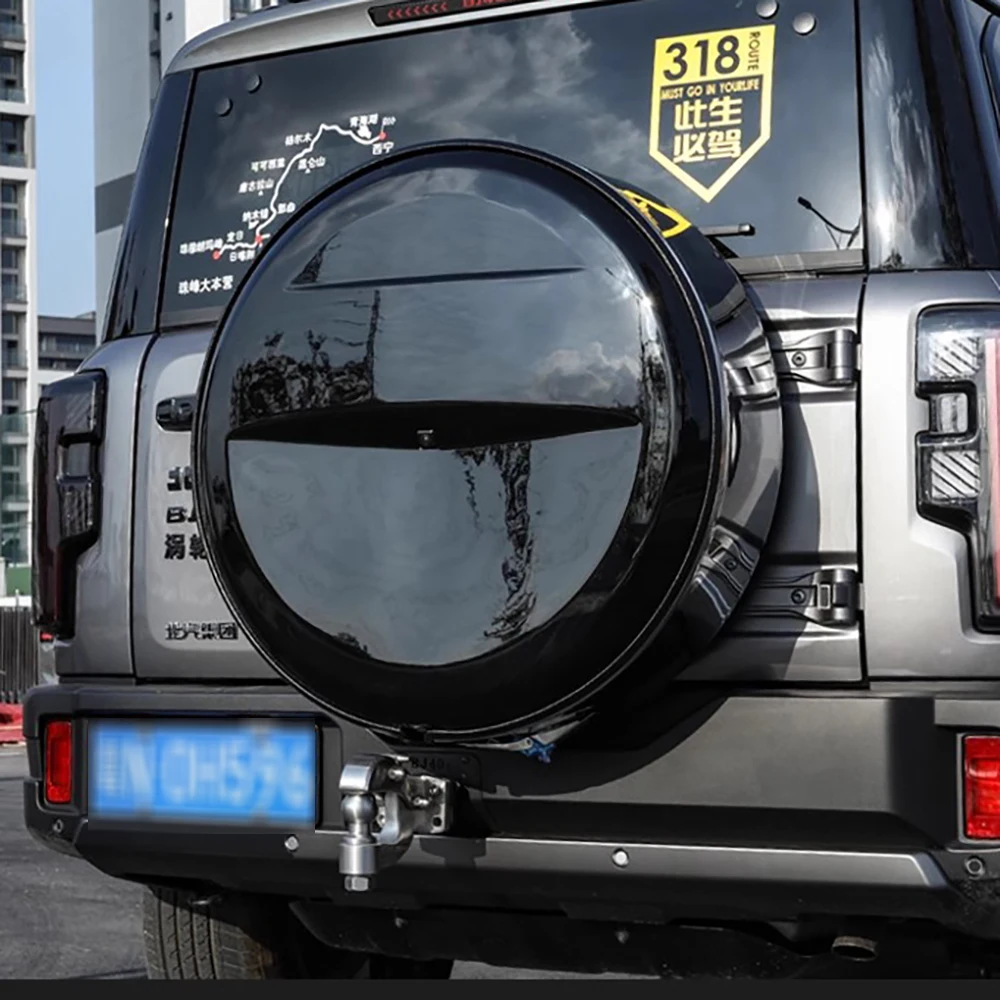 For Beijing BJ40 2024 Stainless Steel Spare Tire Cover Equipped With Tire Shell Exterior Decoration Accessories Modified pieces