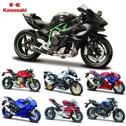 カワサキニンジャ-完全なカワサキニンジャ2 rktm rc 390 YZF-R1,4 sヤマハMT-07,モーターサイクルモデル,コレクション,ギフト玩具,1:18