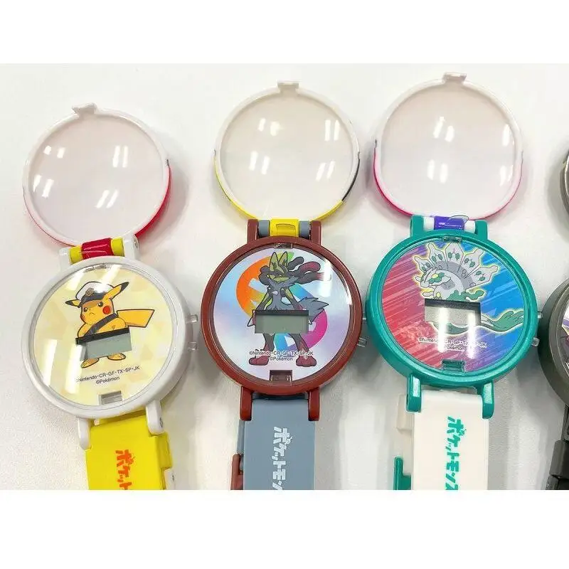 Takara Tomy Pokemon Pokeball Electronic Flip Watch Vol 2 Rayquaza Lapras‌ Novelty Gashapon Capsule Toy Watch Toys For Boys view 4